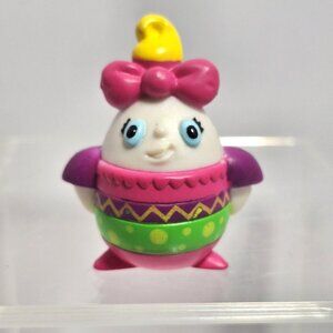 2001 Topps Easter Girl Egg Pencil Topper Humpty Dumpty 1.75" Vintage
